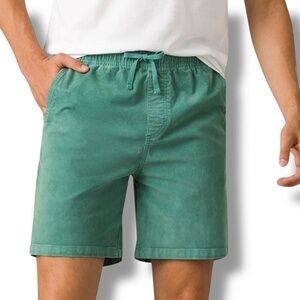 NWT prAna Canyon Camp Shorts Mens‎ Size Extra Large XL 7" Organic Cotton in Cove